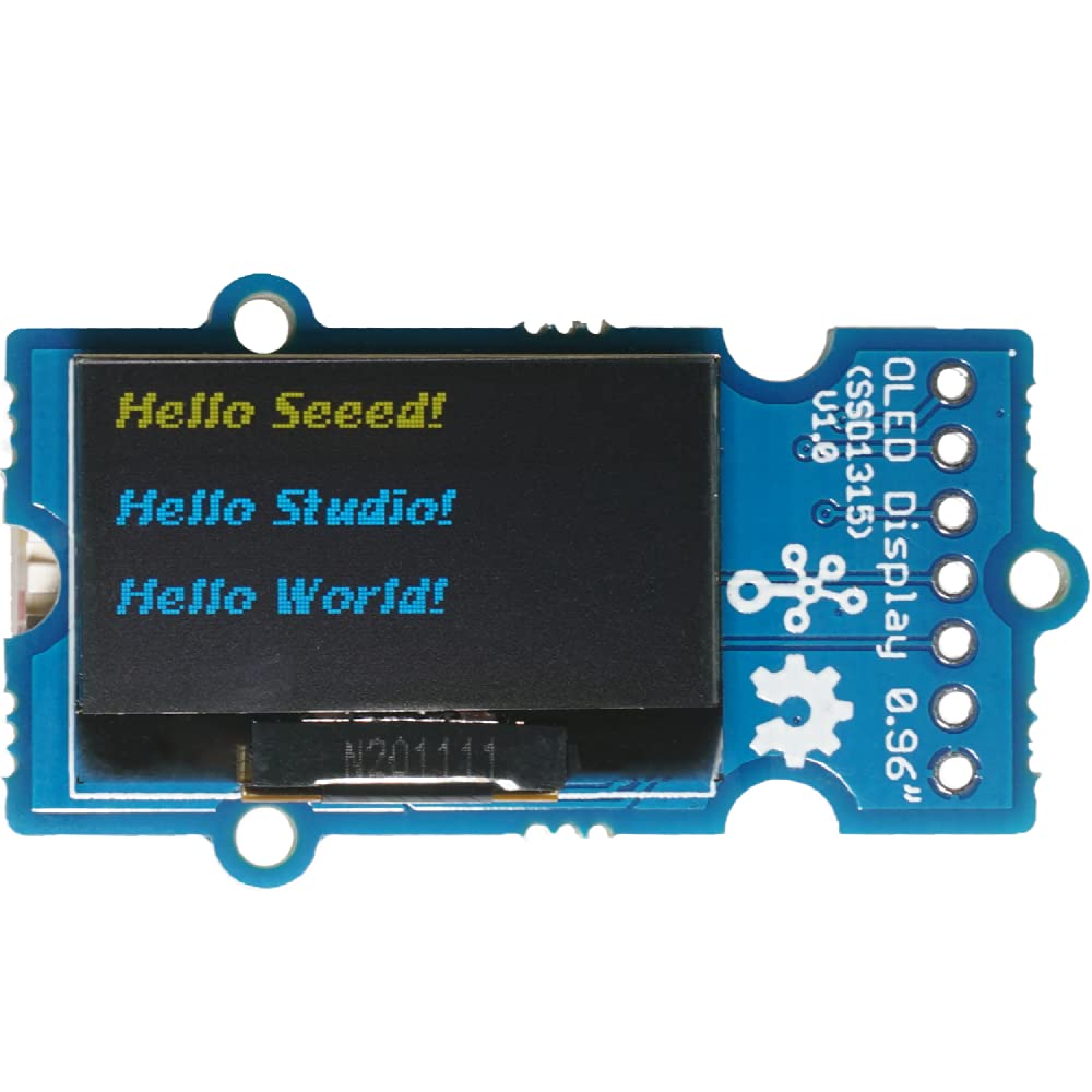 Seeed Studio Grove - OLED Yellow&Blue Display 0.96 (SSD1315) - SPI/IIC -3.3V/5V with I2C and SPI, Blue and Yellow Bi-Colour Display with 12864 Resolution.-image-11
