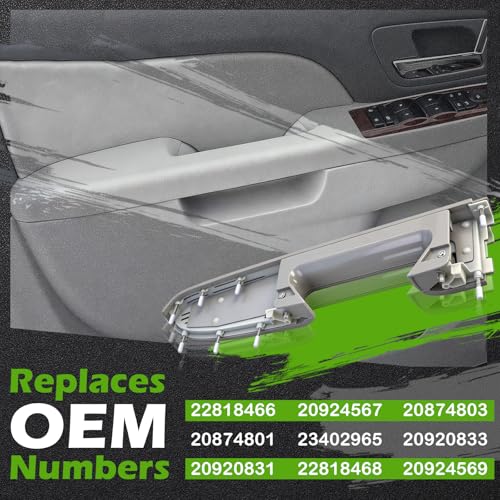 Qagea Front Left Driver Side Armrest Repair Kit Compatible with 2010-2014 Chevy Silverado GMC Sierra Replaces 22818466 (Gray) by Qagea - Used condition - Image 4