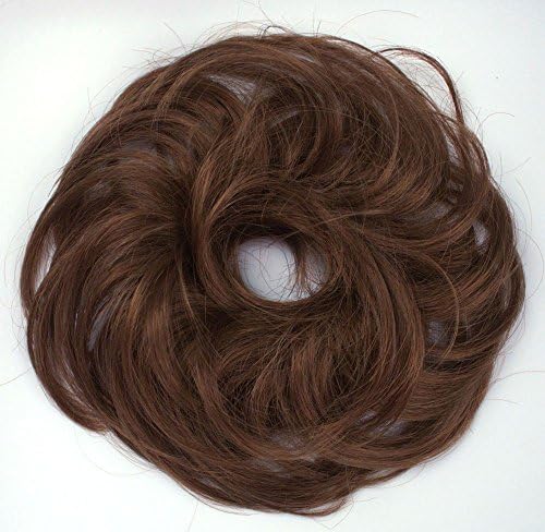 Lani - Wavy Scrunchie Pony Hair Wrap - Light Auburn # 30