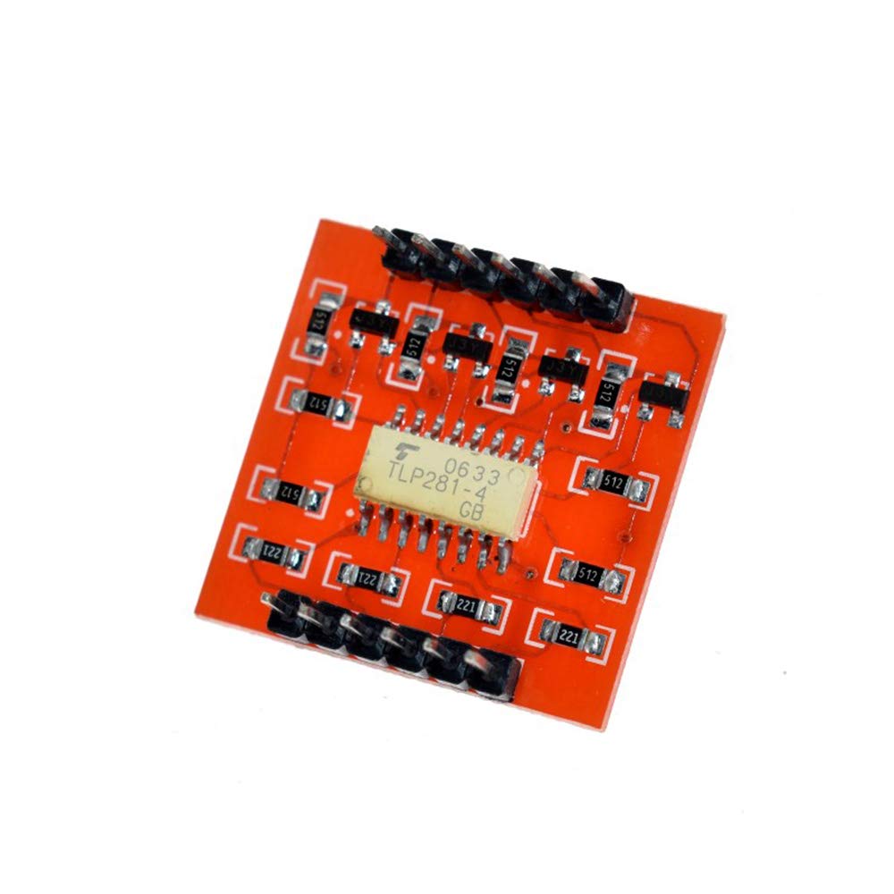 5PACK Scheda di espansione TLP281 Modulo IC optoisolatore a 4 canali 4 canali 4 CH per scheda di espansione per Arduino Isolamento accoppiatore di livello alto e basso
