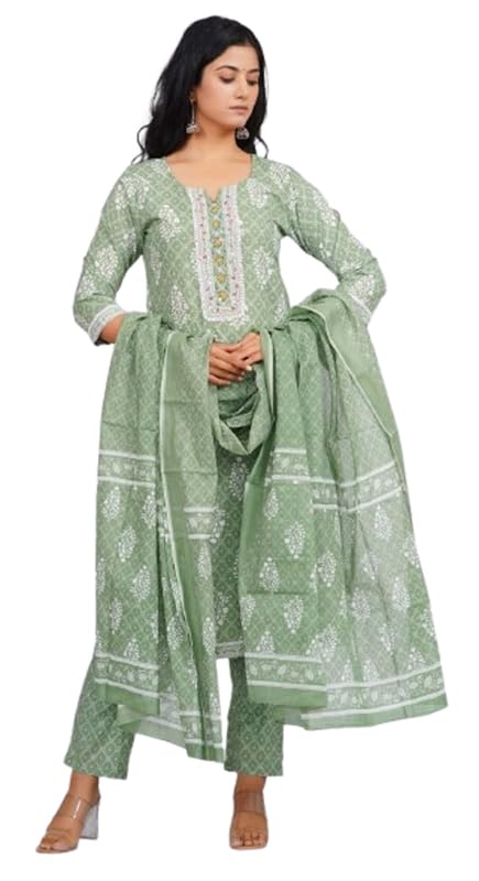 Costume indien kurta en coton imprimé idéal pour vos fêtes et soirées