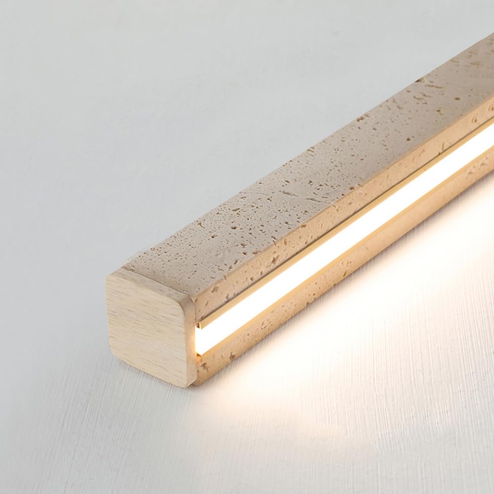Dekoracja domu marmur kamień liniowa lampa wisząca LED ściemniana długa taśma żyrandol dom wiejski vintage z połowy wieku nowoczesna wisząca lampa sufitowa do jadalni kuchnia wyspa bar Co