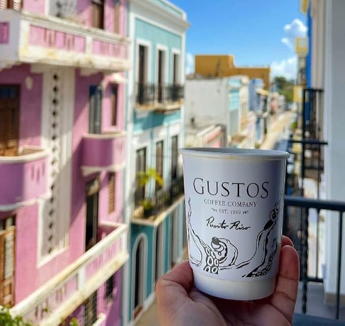 Café Gustos Premium Puerto Rico en Grano Tostado Medio 12oz miniatura 6