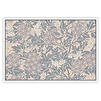 SIGNWIN Framed Canvas Wall Art Floral Pattern Canvas Prints Home Artwork Decoration for Living Room,Bedroom - 16x24 inches