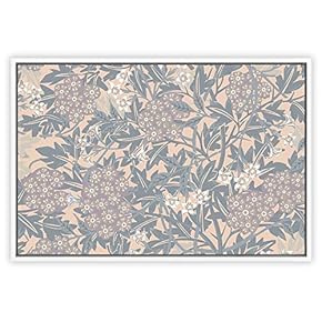 SIGNWIN Framed Canvas Wall Art Floral Pattern Canvas...