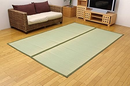 Amazon 純国産 い草敷物 双目織 草津 I 四畳半 4畳半 4 5畳 4 5帖 261 261cm 夏用 イ草 畳マット オンライン通販