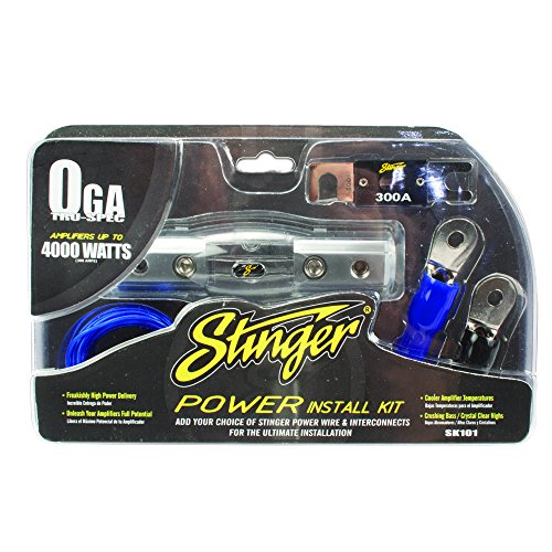 Stinger SK101 4000-Watt 1/0-Gauge Car Audio Amplifier Accessory Kit