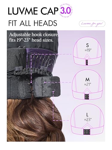 Image of LUVME HAIR 7x6 HD Lace All-Day Comfort Wig with Bangs 200% Density Hair Lace Wigs Ombre Blonde Highlight Loose Body Wave Lace Front Wigs Human Hair Pre Cut Plucked Glueless 18 Inches