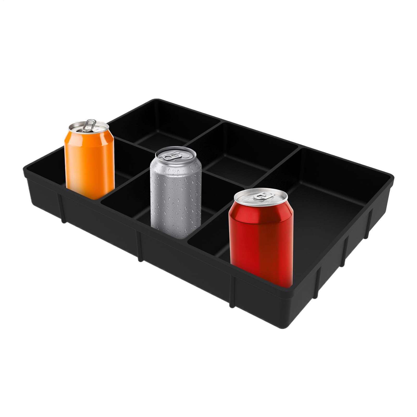Plateau à goûter portable silicone 5 compartiments organisateur portions bonbons