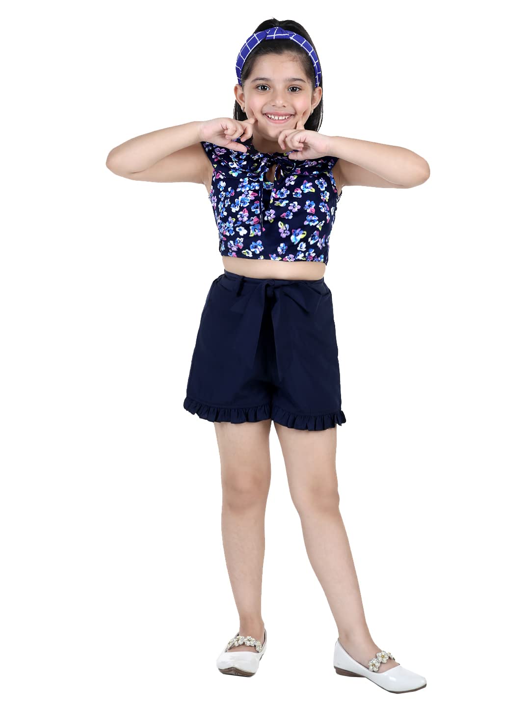 Naughty Ninos Conjuntos de ropa de poliéster sólido para niña