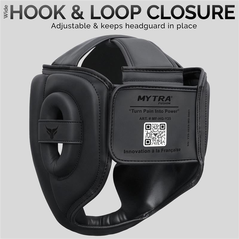 Mytra Fusion Casque De Boxe Intégral - Protection Visage Complet Pour Sparring MMA, Muay Thai, Hommes Et Femmes