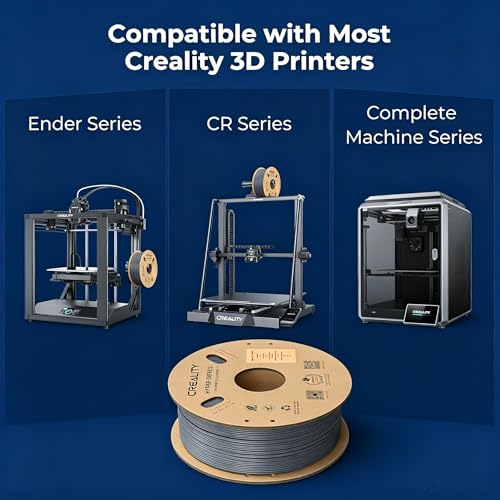 Image of Creality ABS Filament 1.75mm 1KG, High-Speed 3D Printer ABS Filament Up to 350mm /s, High Impact Resistance, Odorless Non-Toxic and Without Stringing or Clogging, Fit Most FDM 3D Printers, Yellow