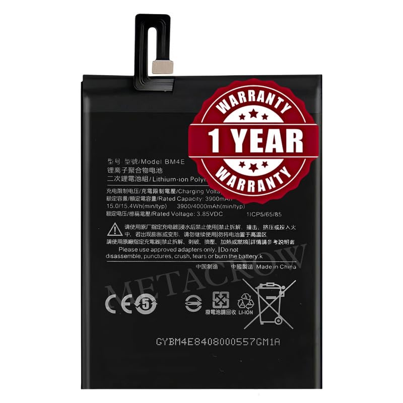 Image of Original BM4E Battery Compatible with Xiaomi Poco F1 / Pocophone F1 - (4000mAh) - 1 Year Warranty AB71