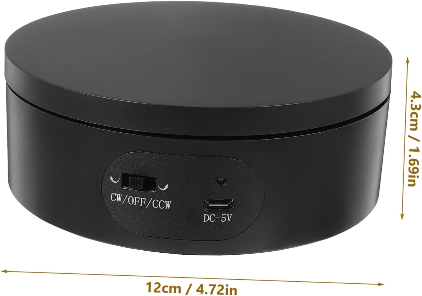 Jewelry Rotating Display Stand, Automatic Turntable for Home Collections