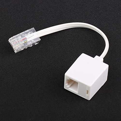 VMS-INDIA-1-Piece-Telephone-Phone-Extension-Cord-Landline-Flash-Cable-Line-Jack-RJ45-to-RJ11-245mm