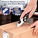 Folding Ceramic Utility Knife, Box Cutter, Ceramic Blade, All Plastic Handle, Heavy Duty Cut Drywall, Sheet Plastic, Linoleum, Boxes, Rope