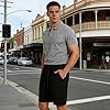 viiotu Men's Casual Shorts with Pockets,Loose-fit Shorts for Men UK,Soft Summer Lounge Drawstring Shorts for Running,Workout,Training,Basketball (UK, Alpha, XXL, Regular, Regular, Black) #2