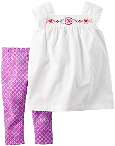 Image of Carter's 2 Pc Playwear Sets, White, 2T