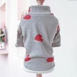 Giacca in vero denim: questo gilet in denim blu è realizzato in vero tessuto denim. È realizzato con pregevole fattura e cuciture squisite. Il design del gilet con risvolto rende l'abbigliamento per cani classico e alla moda.