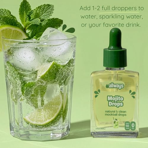 Image of Allways Drops Mojito Water Enhancer | Sugar Free | 50 Servings