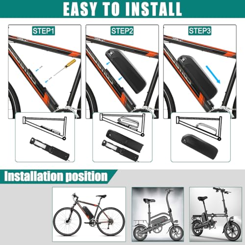 R TEAM Ebike Battery 48v 13AH with Charger, USB Port, Lithium Electric Bike Battery for 1000W 750W 500W 250W Motor (Bafang, AW, most ebike conversion kit) - Image 4