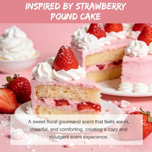 Image of MUBYOK 1.5LB Strawberry Sugar Cake Premium Scented Aroma Beads for Making Car Freshies Supplies PreScented Beads for Car Air Freshener Sachets Long-Lasing Scent