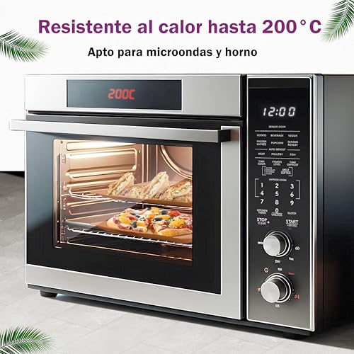 Platos y cuencos de hoja de palma Waipur orgánicos para evitar el plástico en comidas familiares 7
