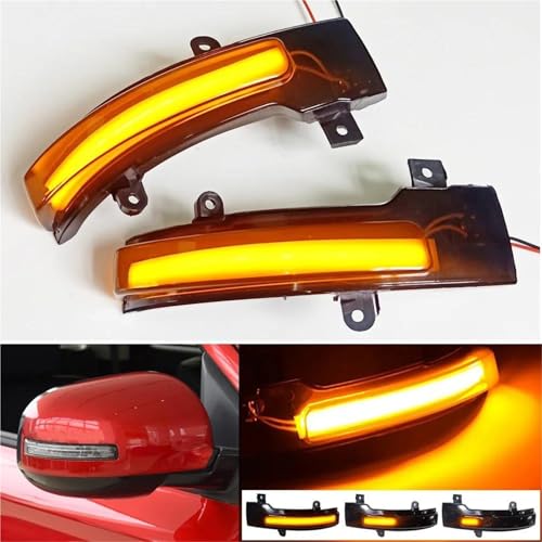 Intermitente de espejo retrovisor para Mitsubishi Outlander 2013-2020 luz indicadora lateral 5