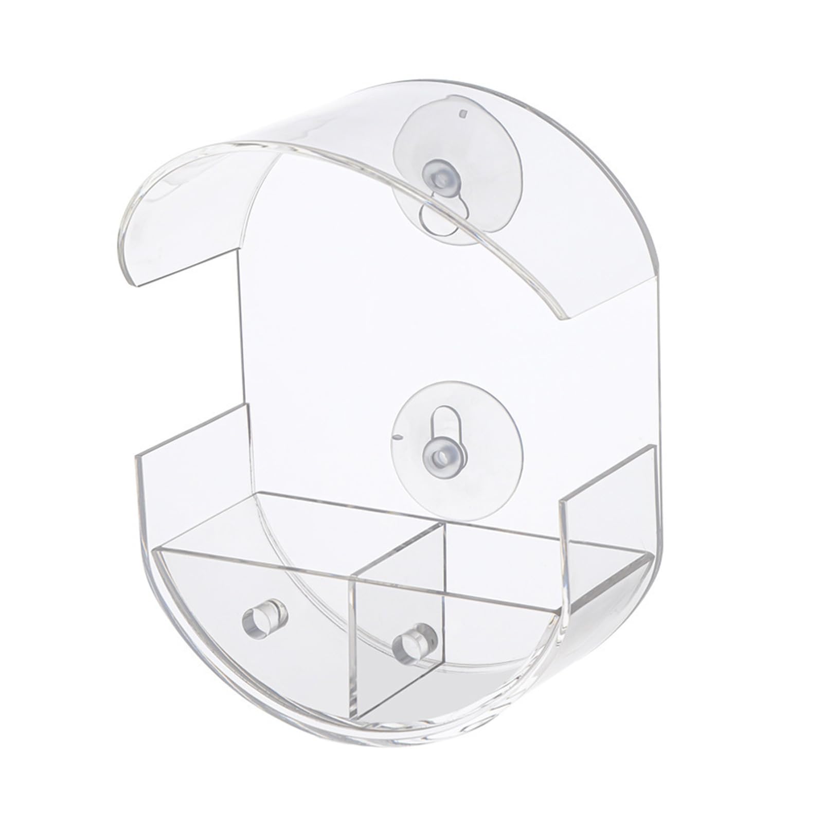 NEWFT Rechargeable Acrylic Bird Feeders Automatic Motion Bird Feeders for Birdwatching at the Home