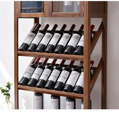 Gabinete para vino con puerta de vidrio y compartimentos miniatura 4