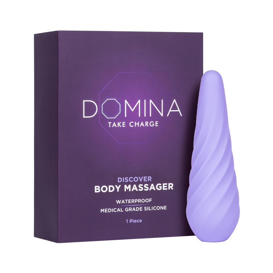 Domina Discover Body Massager | 5 Rejuvenating Settings | Waterproof | Rechargeable With Long Lasting Battery Life | Travel Friendly | Medical Grade Silicone (B0CVRVR3YL) Amazon Price History, Amazon Price Tracker