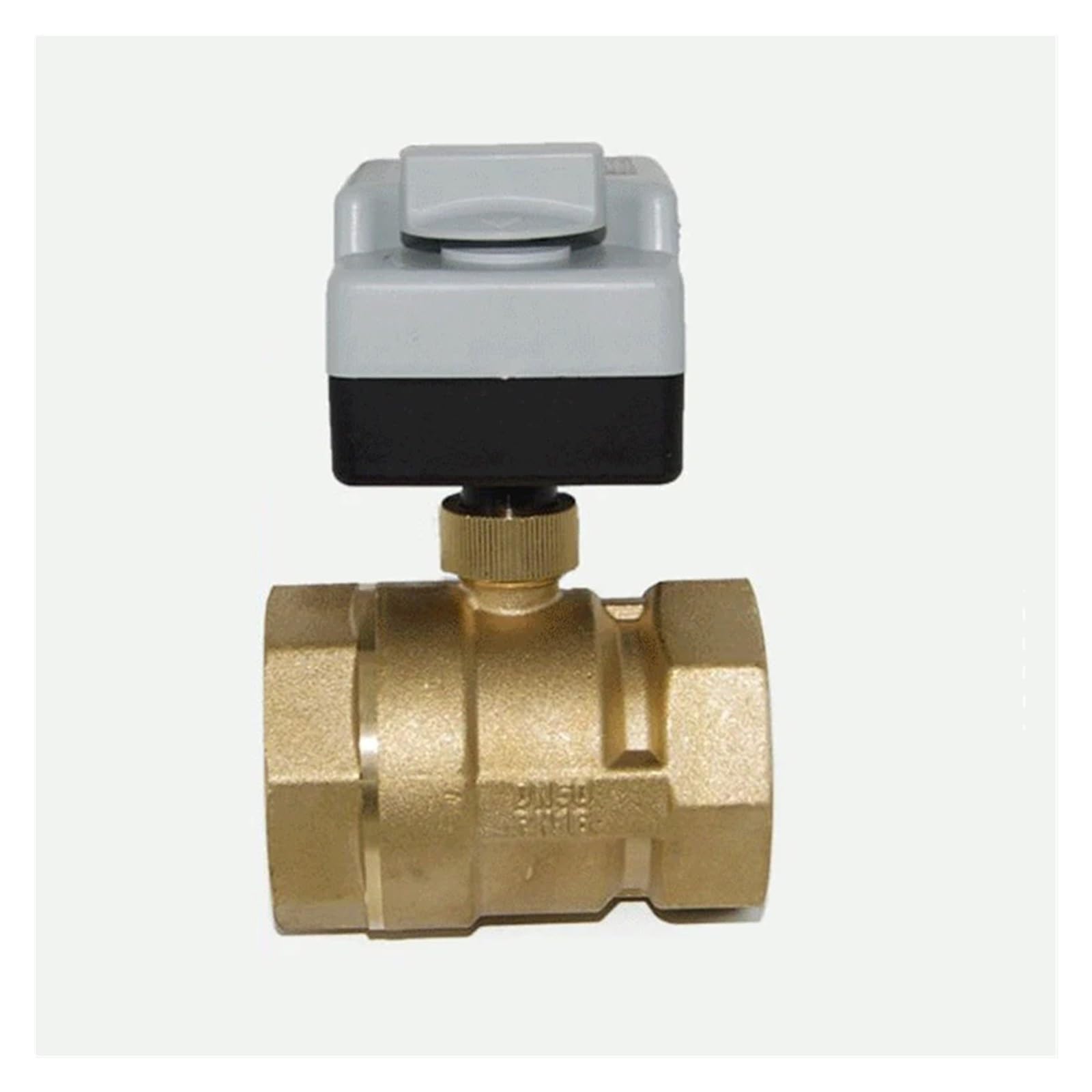VSPPJYFG DN50 Brass Motorized Ball Valve 3-Wire 2-Point Control Electric AC220V Ball Valve with Manual Switch