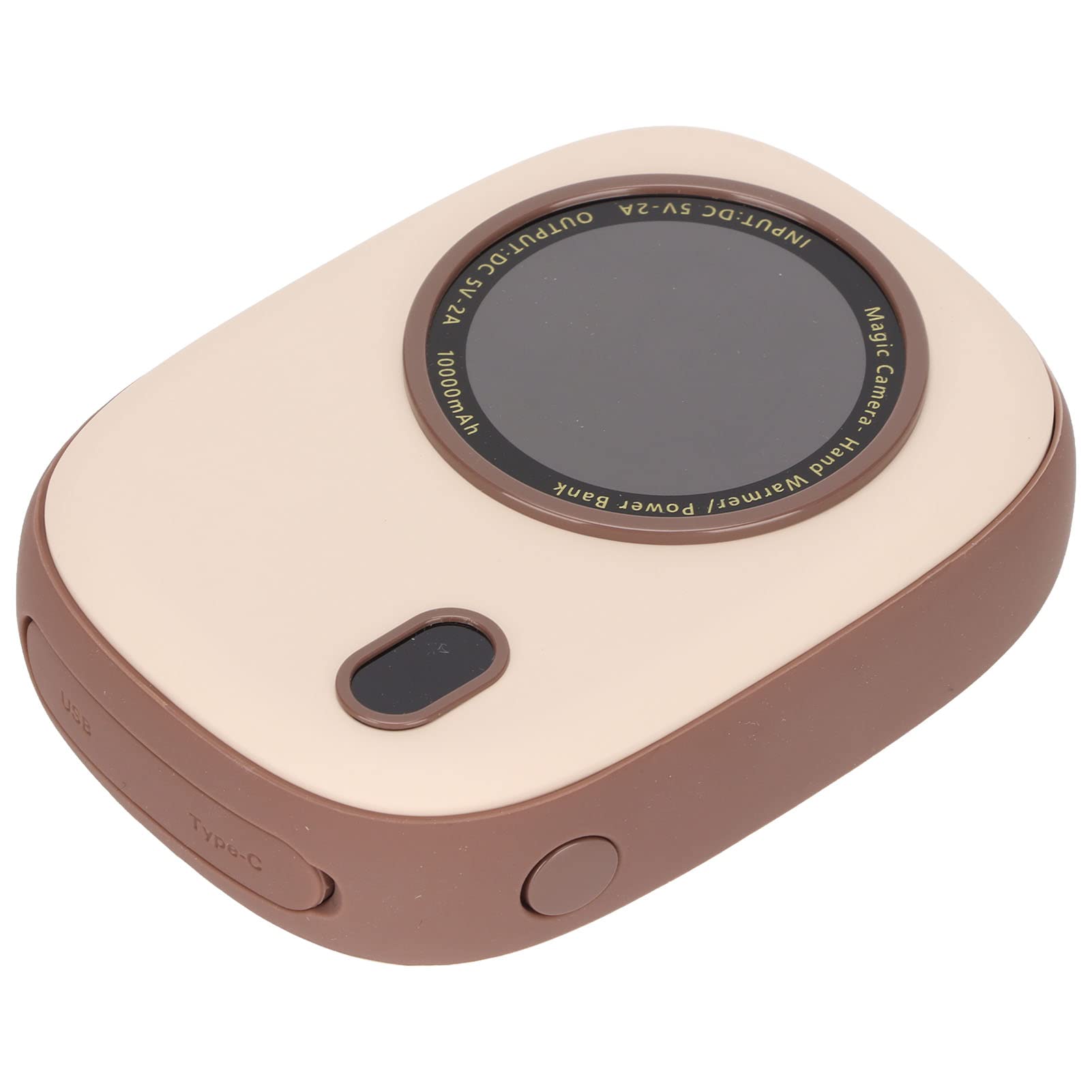 2 en 1 Chauffe-Mains Mini 10000mAh, Rechargeable