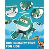 Super Wings Bundle Set, Tino 5 in 1 Transformable Dinosaur Airplane Robot + Dark Golden Boy 2 in 1 Mode Rescue Bots Action Figure, Plane Transforming Toys for Boys Girls, Kids Age 3 4 5 6 7 8 9+
