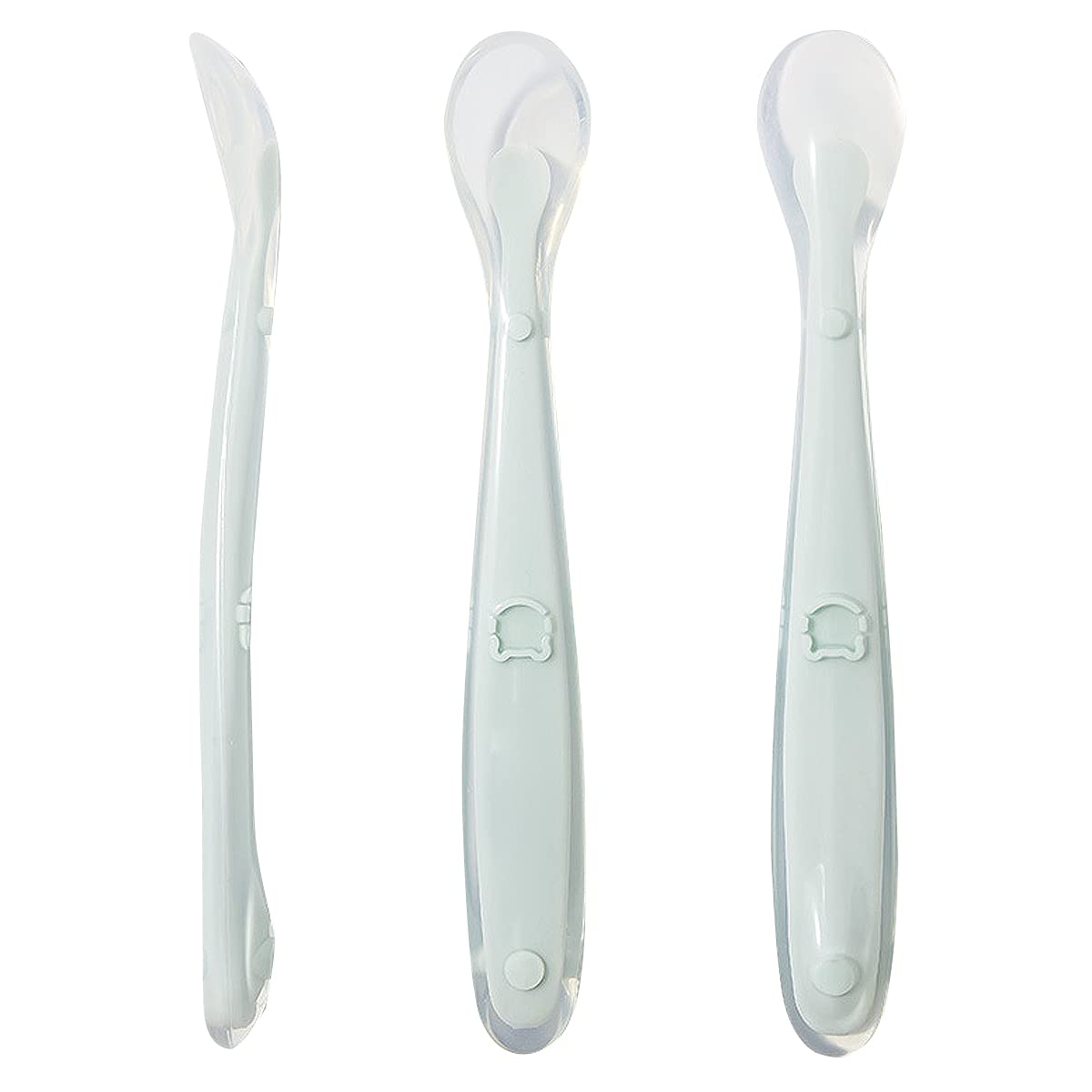 Set 4 Cucchiaini In Silicone Per Svezzamento Neonati - Morbidi, Sicuri E Facili Da Pulire - Foto 10