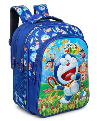 Image of Stylbase Kid School Backpack Bag for Girls and Boys | Ideal School Picnic Travel & Travelling Bag |17 Inches 4 Compartments, Water-Resistant Multipurpose for Kids