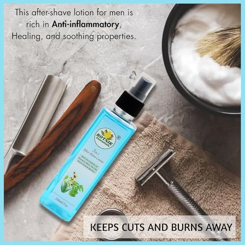 Image of 5 in1 After Shave Lotion for Men- 200ML with Aloevera, Neem, Tea tree oil, Witch hazel & Menthol