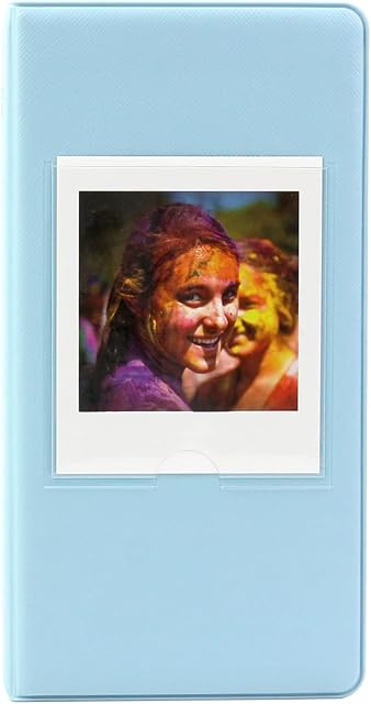 HIYQIN Square Photo Album, 64 Pockets square album book for Fuji Instax Square SQ1/SQ20/SQ10/SQ6 Instant camera, Mini Link SP-3 Printer