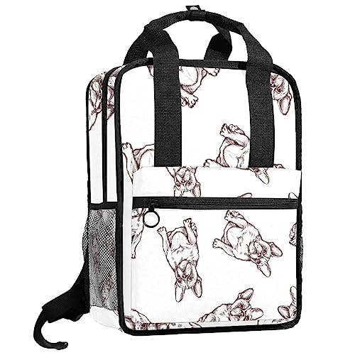 Sac à dos garçon motif carlin pour l'école et les sorties du week-end