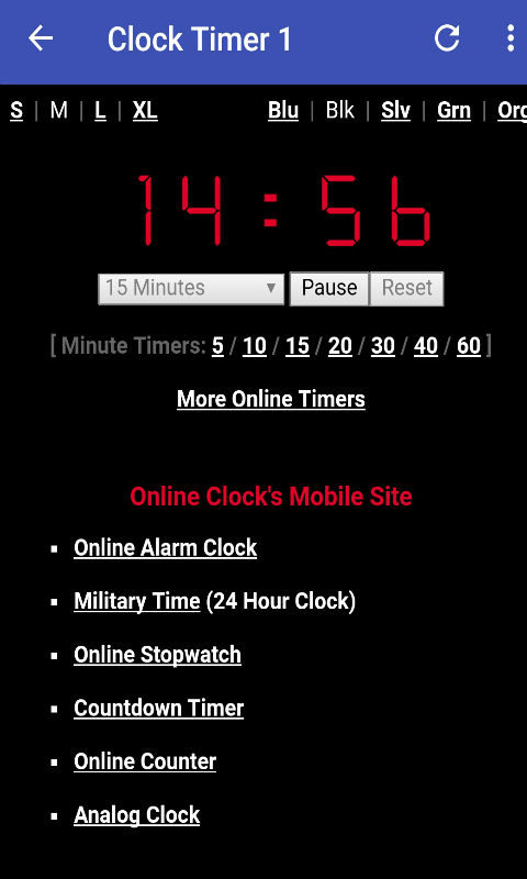 Clock Timer - App on the Amazon Appstore