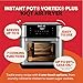 Instant Pot 10QT Air Fryer, 7-in-1 Functions with EvenCrisp Technology that Crisps, Broils, Bakes, Roasts, Dehydrates, Reheats & Rotisseries, Includes over 100 In-App Recipes, Stainless Steel