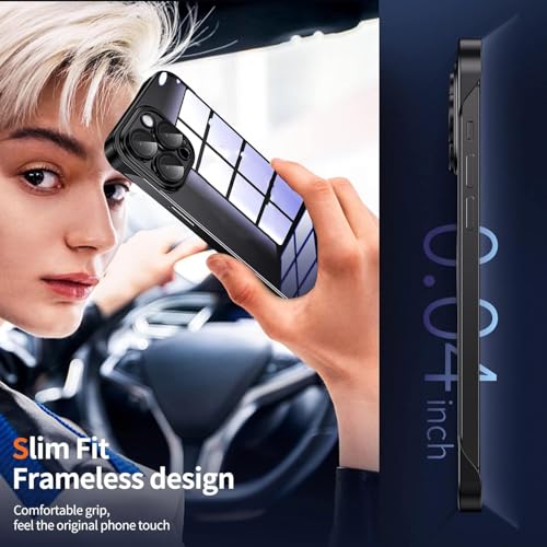 Coque iPhone 14 Pro Max fine sans bordure avec protection d'objectif photo