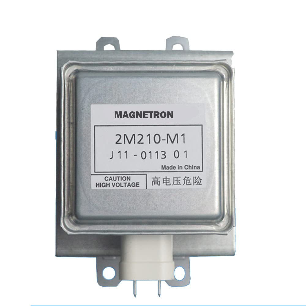 2M210-M1 Mikrowellen-Magnetron Mikrowellengenerator für Panasonic-Modelle NN3454B NN8857 NNT687SA NN6408 NN5754B NE-1753/NE-1756 Reparaturteil Ersatz 2M210-M1KLP MAG708 2M226-519AP OM75SS. 31 x 2 mm.