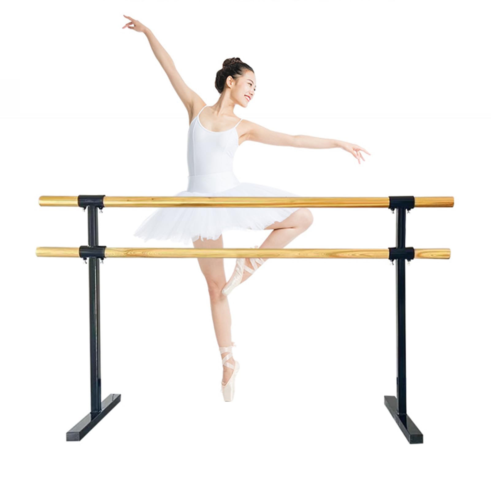 Barre de ballet double pour éviter les glissements lors des étirements