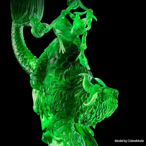 Image of ELEGOO ABS-Like 3.0 3D Printer Resin Clear Green 1000g | High Strength and Toughness, High Precision, Low Viscosity, UV-Curing Photopolymer Resina for MSLA DLP LCD 3D Printers