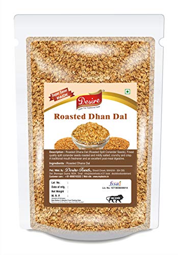 Image of Desire Roasted Dhana Dal (Roasted Split Coriander Seeds) 200 Gram