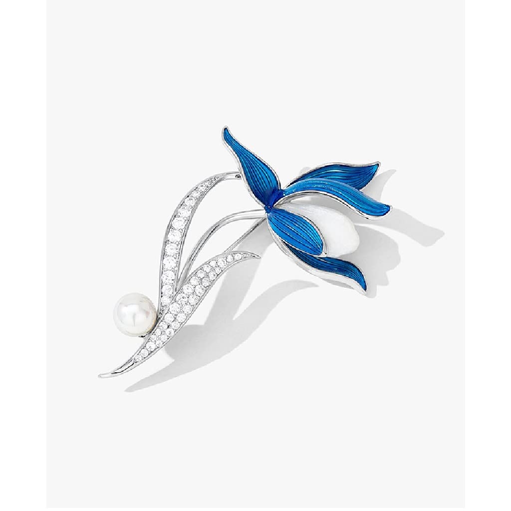 Broche en perles accessoire costume corsage tempérament veste - 5