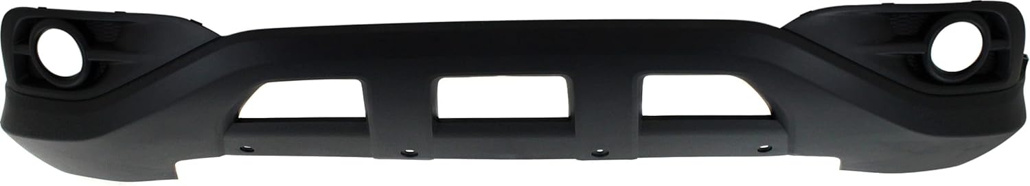 Garage-Pro Front, Lower Bumper Cover Compatible with 2012-2014 Honda CR-V Textured, With Fog Light Holes, CAPA