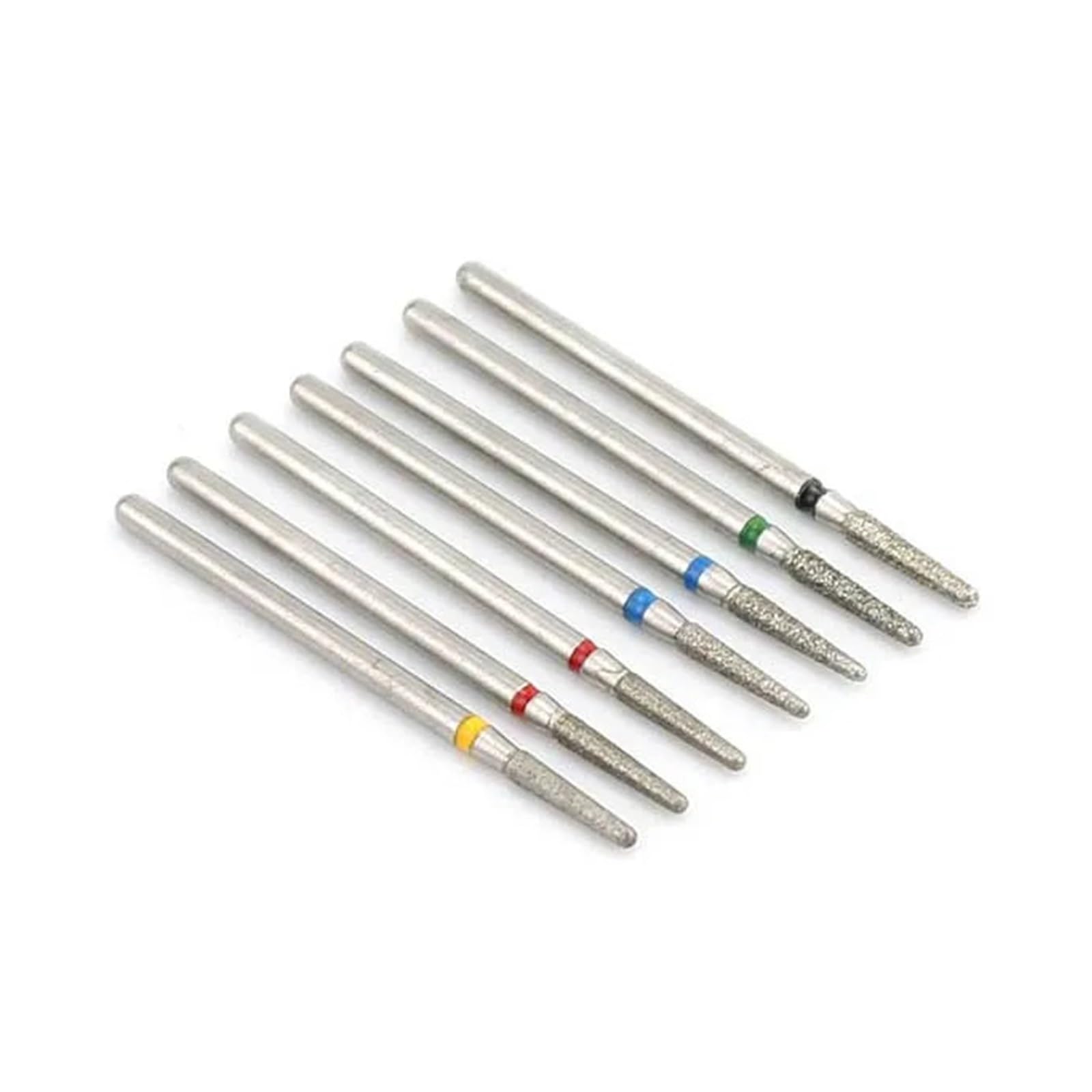 Set di punte per trapano per unghie, set di punte per manicure, confezione da 7 punte diamantate per manicure, fresa rotativa, fresa elettrica, per la pulizia delle cuticole (n. 8)