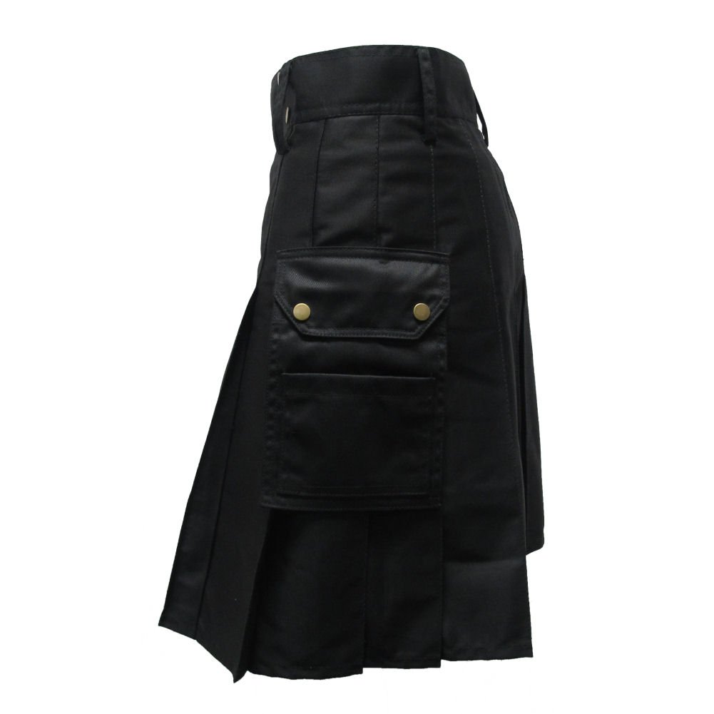 Tartanista Falda escocesa de algodón pesado para hombre (longitud: 24 pulgadas)